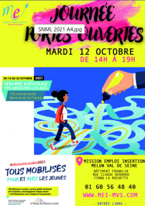 journée porte ouverte mission emploi insertion le mardi 12 octobre de 14h à 19h.